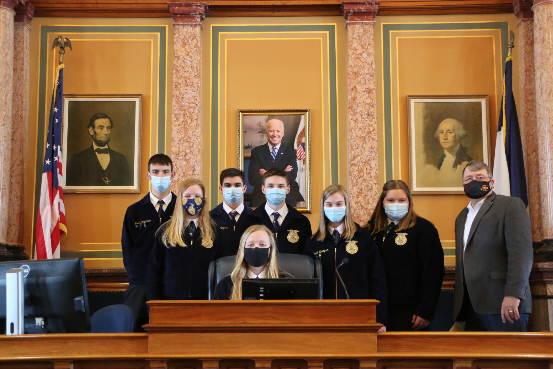 DeWitt Central FFA visits capitol